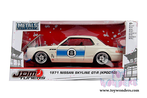 Jada Toys - Metals Die Cast | JDM Tuners&trade; Nissan Skyline GT-R Hardtop (1971, 1/24, diecast model car, Asstd.) 30002-H1